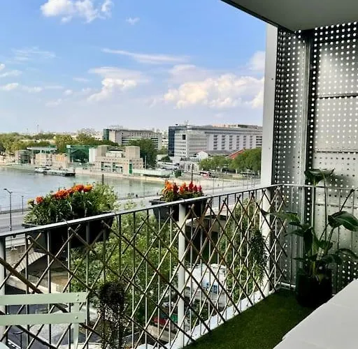 Vue Sur Seine Appartement Paris 13Eme Arrondissement